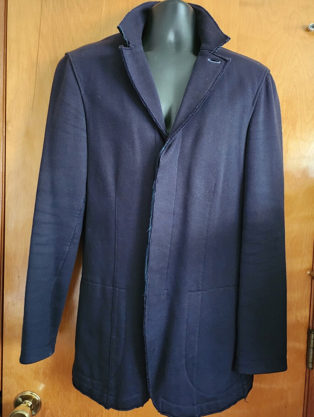 A/X Armani Exchange Cotton Dark Navy Blue Jacket Size M